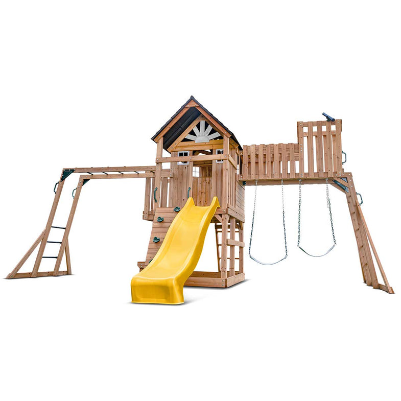 Kensington Play Centre Set with 2.2m Yellow Slide