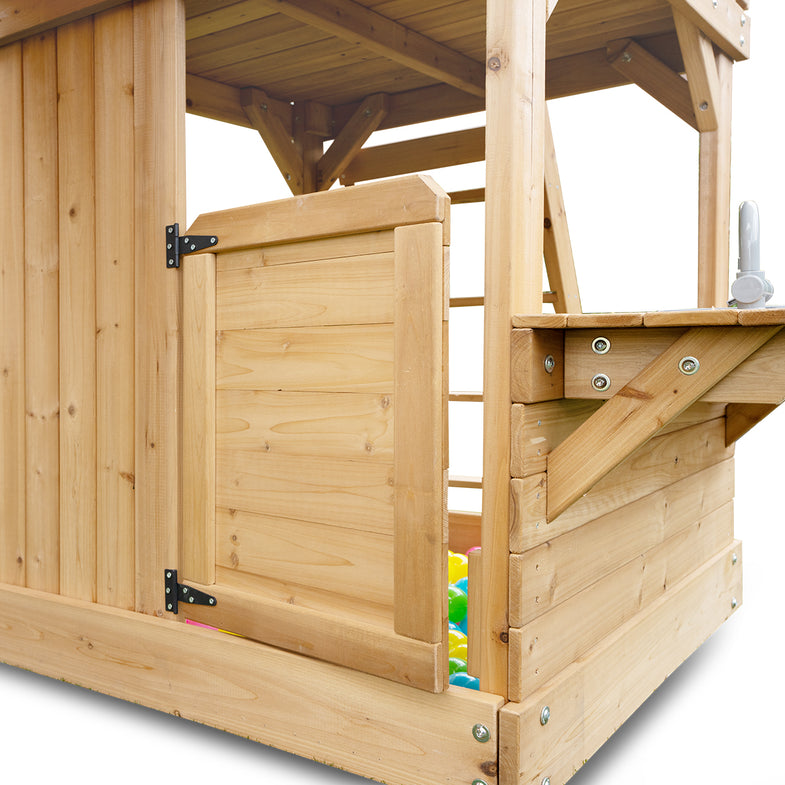 Montrose Swing Set & Play Centre with 2.2m Slide (Blue)