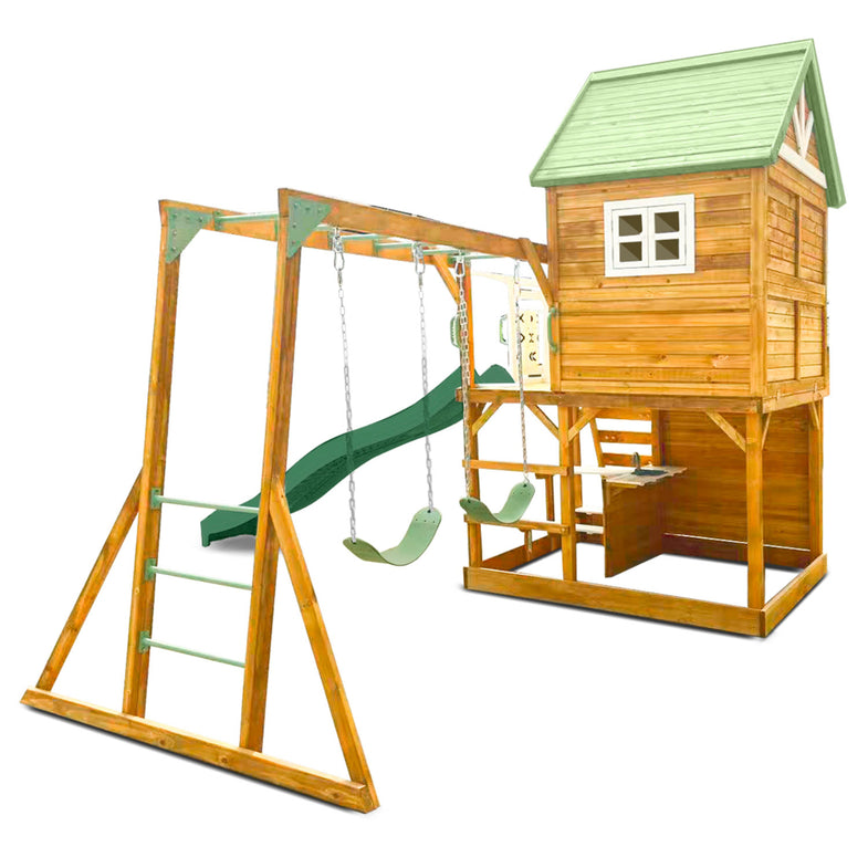 Riversdale Play Centre with 2.2m Slide (Green)