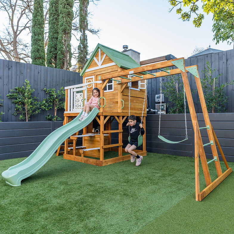 Riversdale Play Centre with 2.2m Slide (Blue)