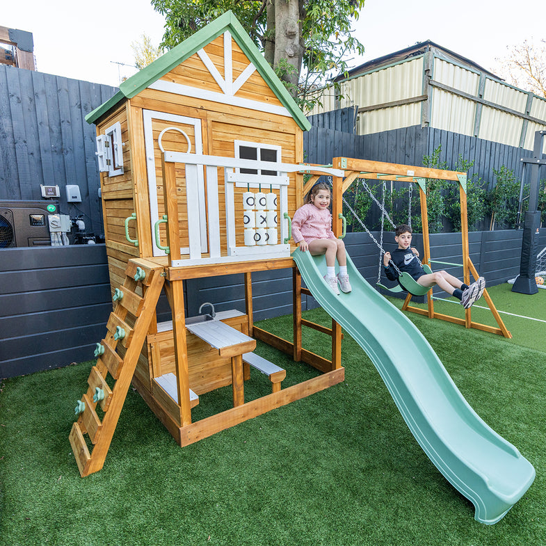 Riversdale Play Centre with 2.2m Slide (Green)