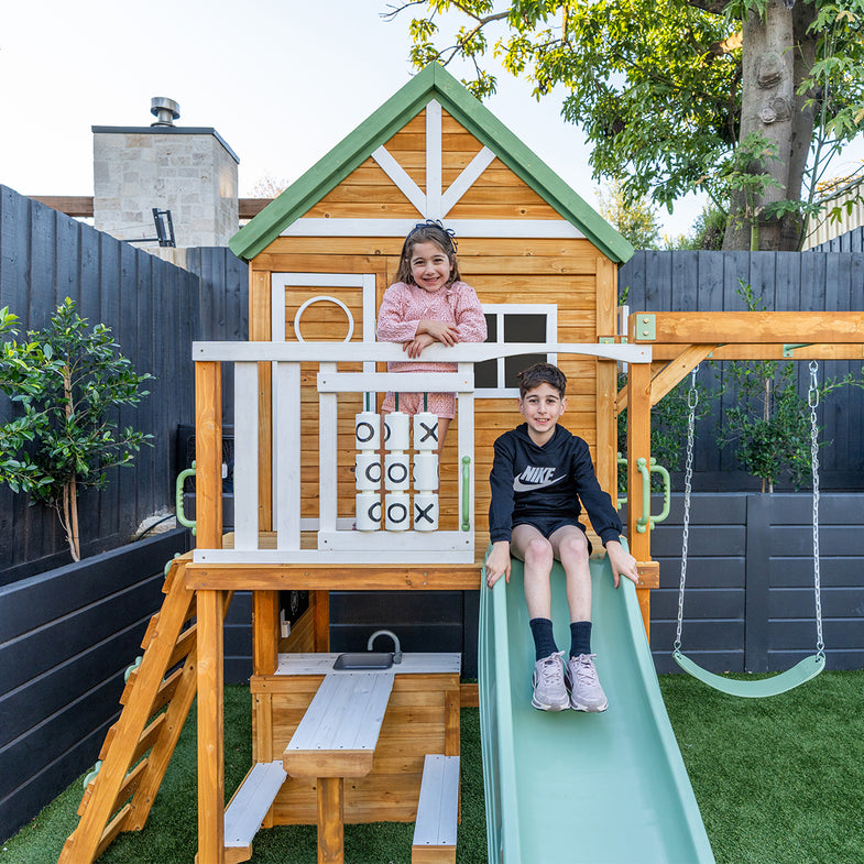Riversdale Play Centre with 2.2m Slide (Green)