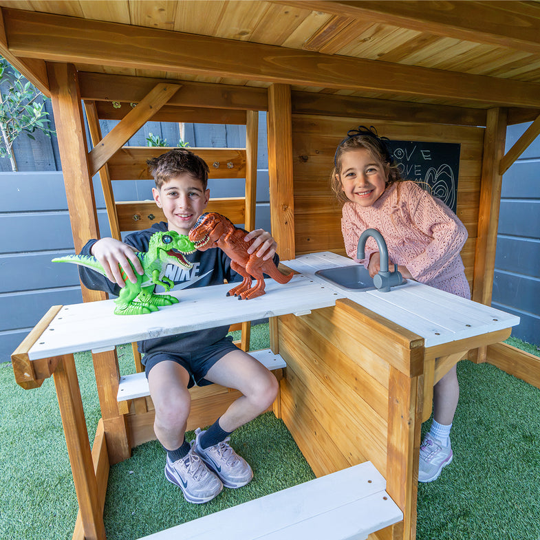 Riversdale Play Centre with 2.2m Slide (Blue)