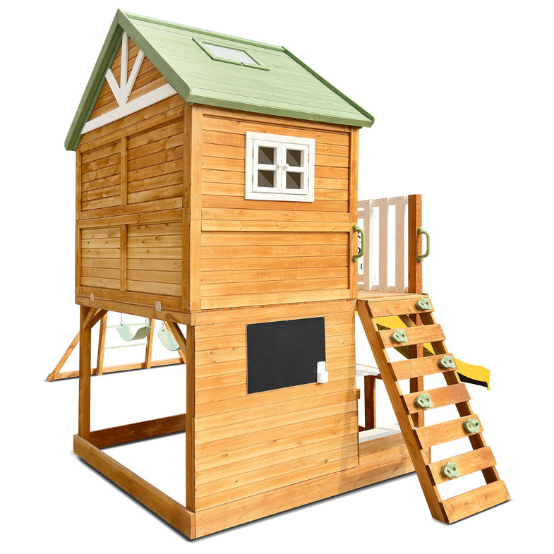 Riversdale Play Centre with 2.2m Slide (Yellow)