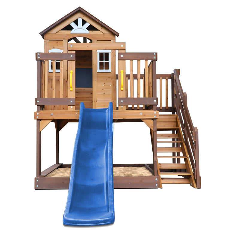 Silverton Cubby House with 1.8m Slide (Blue)