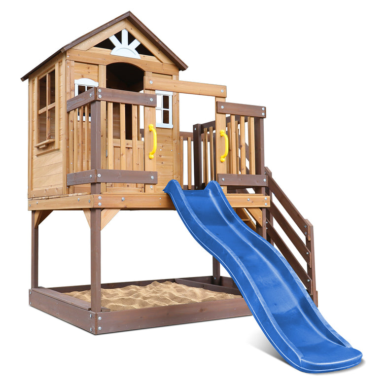 Silverton Cubby House with 1.8m Slide (Blue)