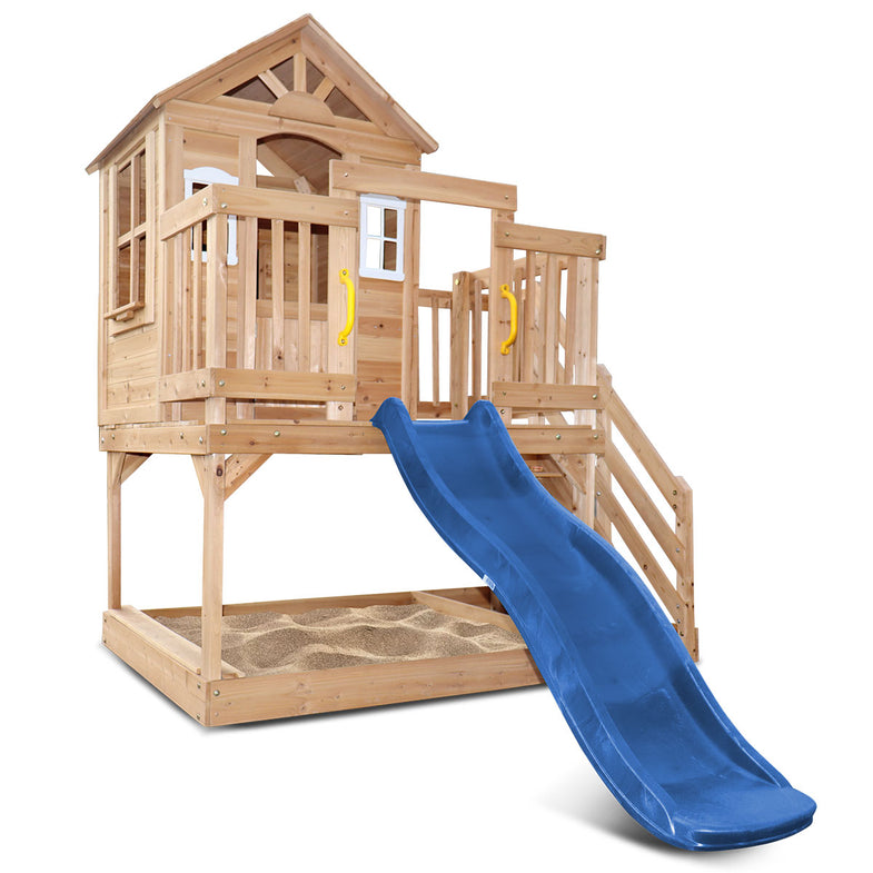 Silverton Cubby House with 1.8m Slide (Blue)