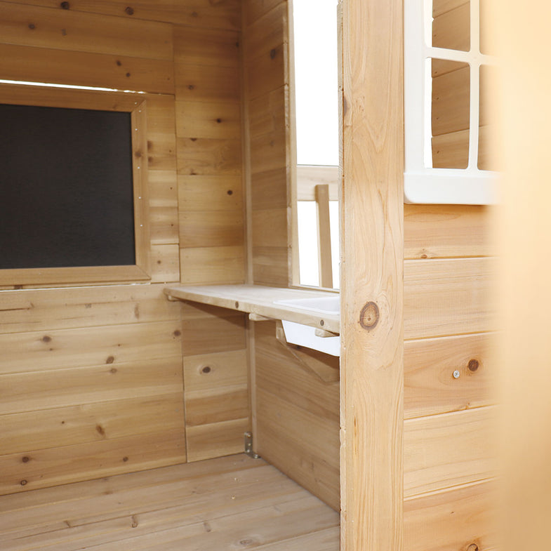 Silverton Cubby House with 1.8m Slide (Green)