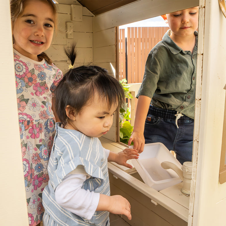 Silverton Cubby House with 1.8m Slide (Green)