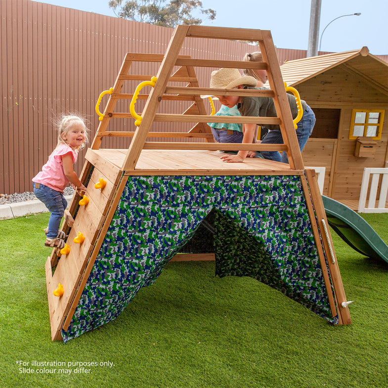 Cooper Climb & 1.8m Slide (Blue)