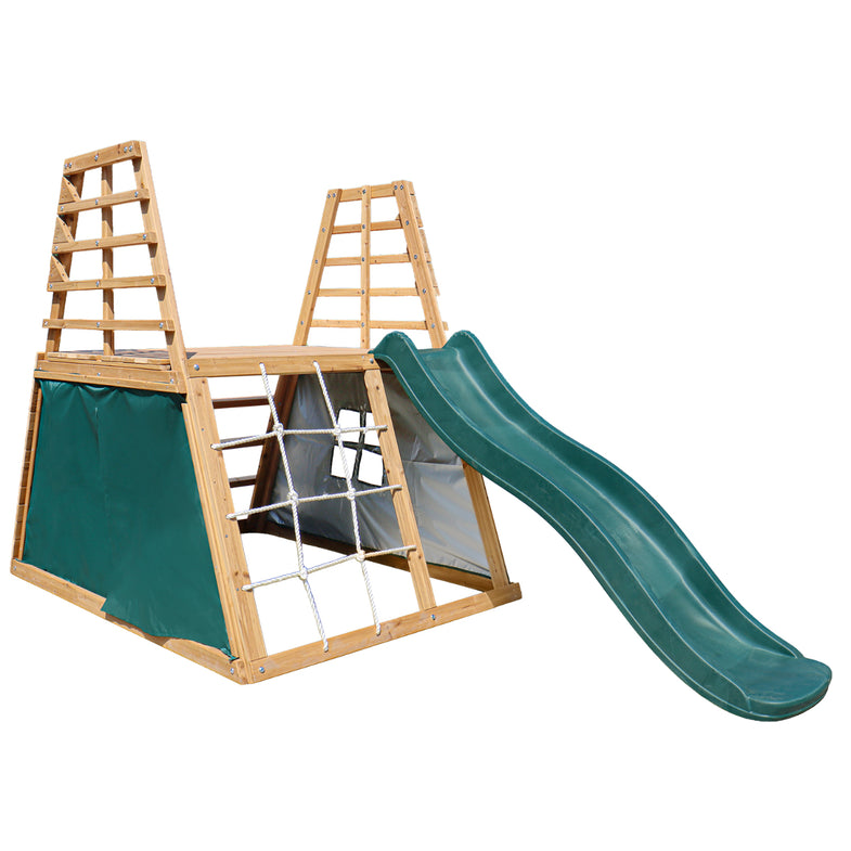 Cooper Climb & 1.8m Slide (Green)