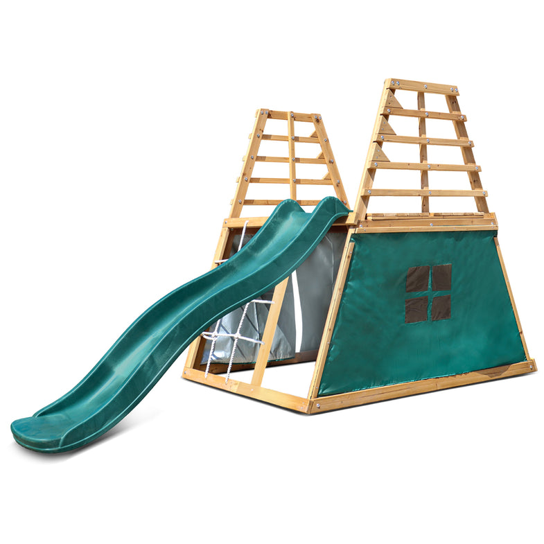 Cooper Climb & 1.8m Slide (Green)