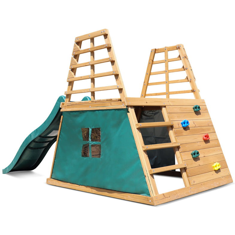 Cooper Climb & 1.8m Slide (Green)