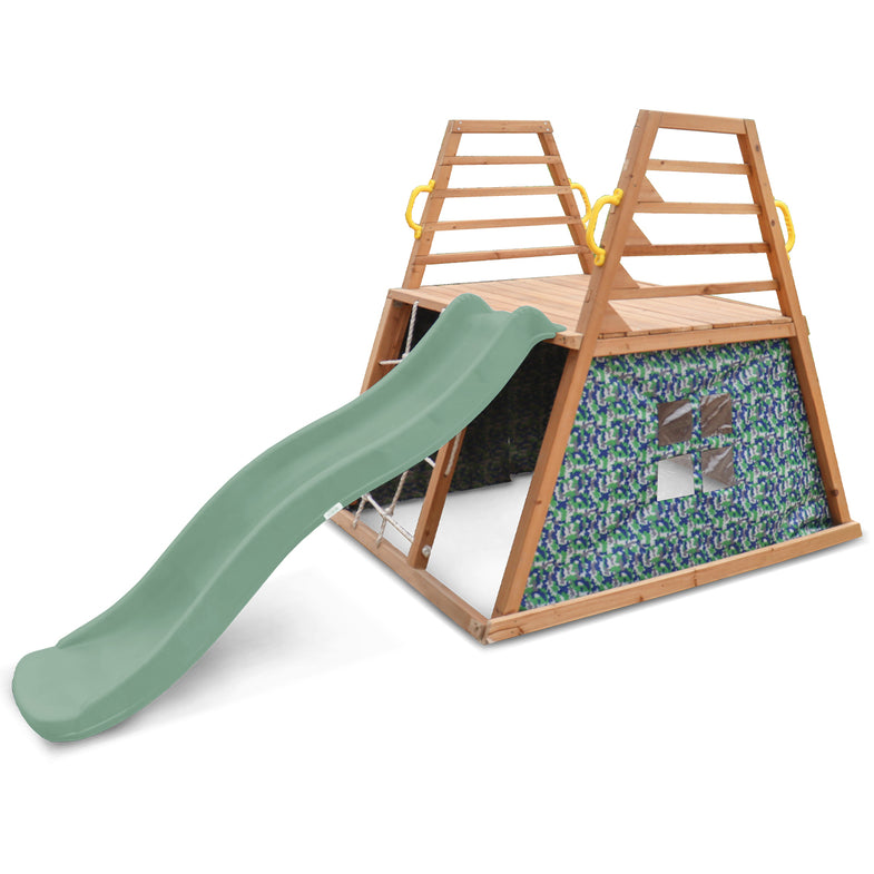 Cooper Climb & 1.8m Slide (Pastel Green)