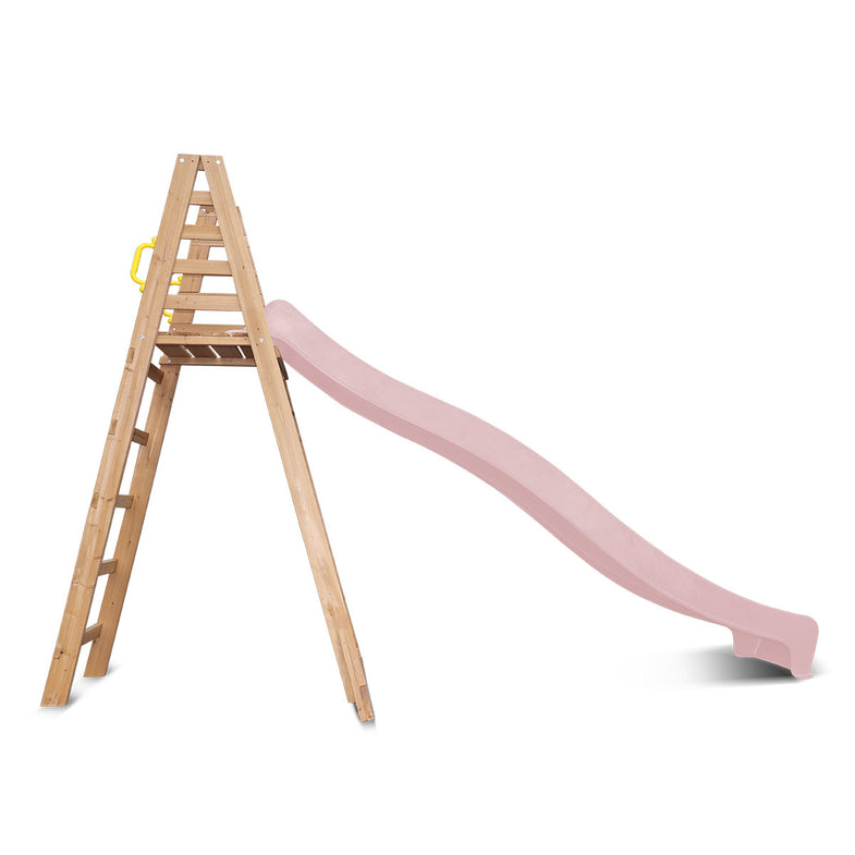 Jumbo Climb & 3.0m Slide (Pastel Pink)