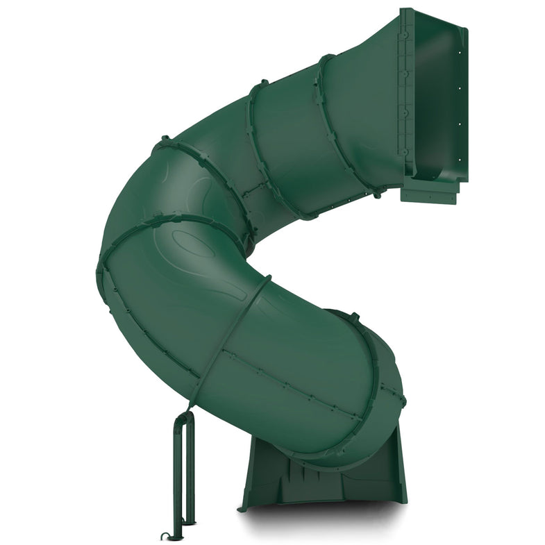 2.9m Spiral Tube Slide - Green
