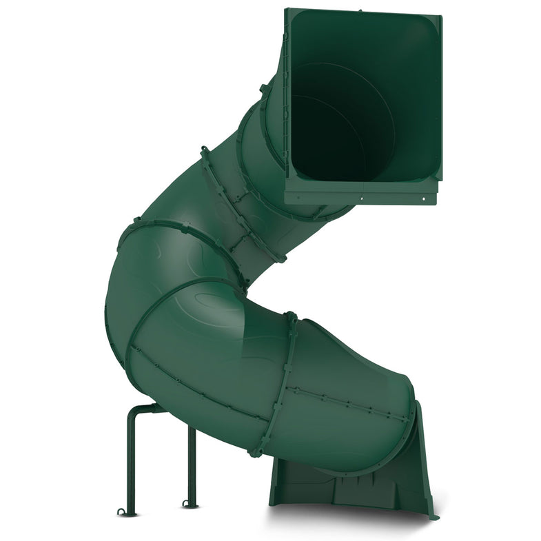 2.9m Spiral Tube Slide - Green