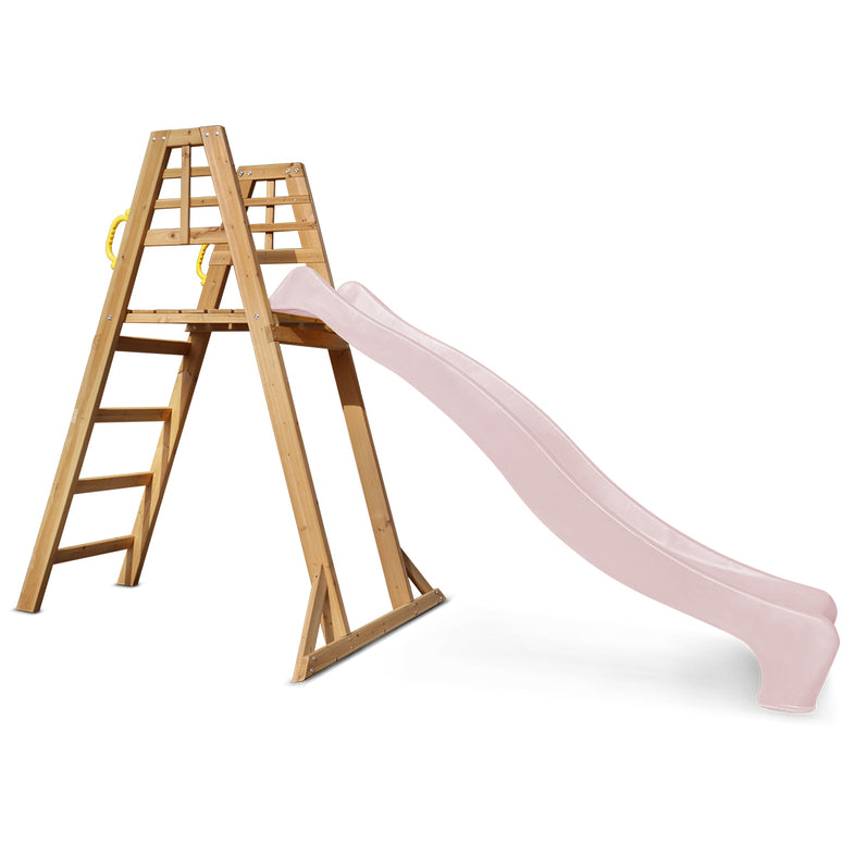 Sunshine Climb & 2.2m Slide (Pastel Pink)