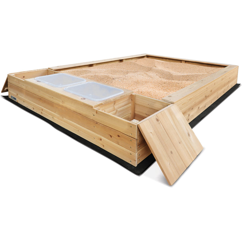 Mighty Sandpit with Wooden Cover