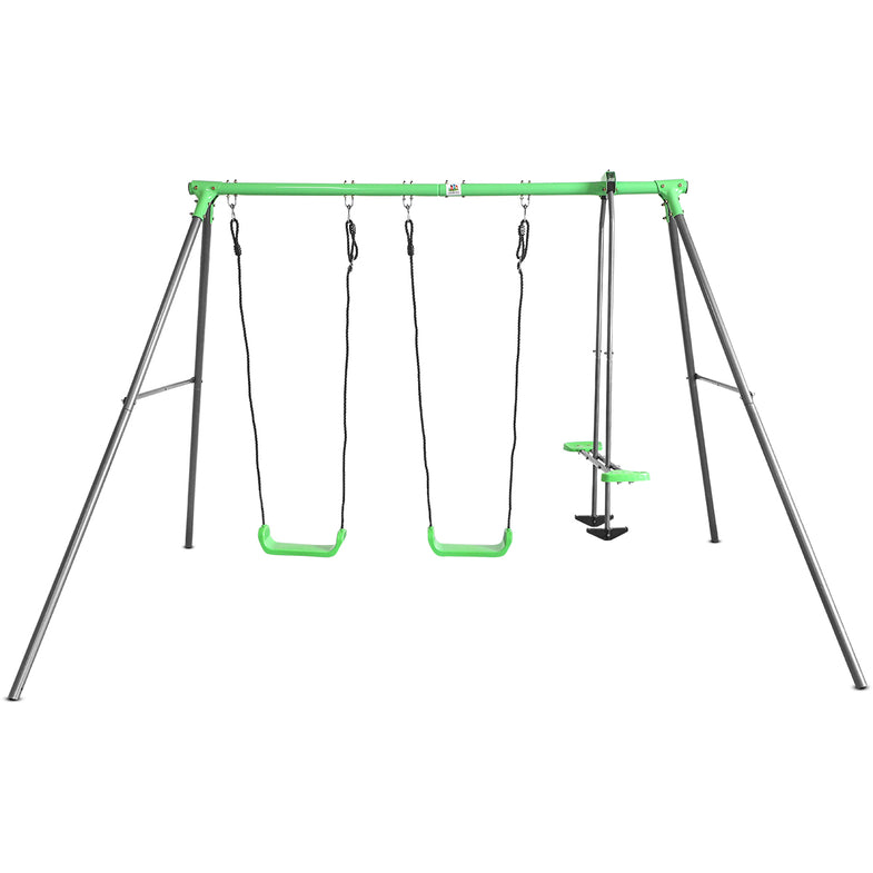 Hurley 2 Metal Swing Set