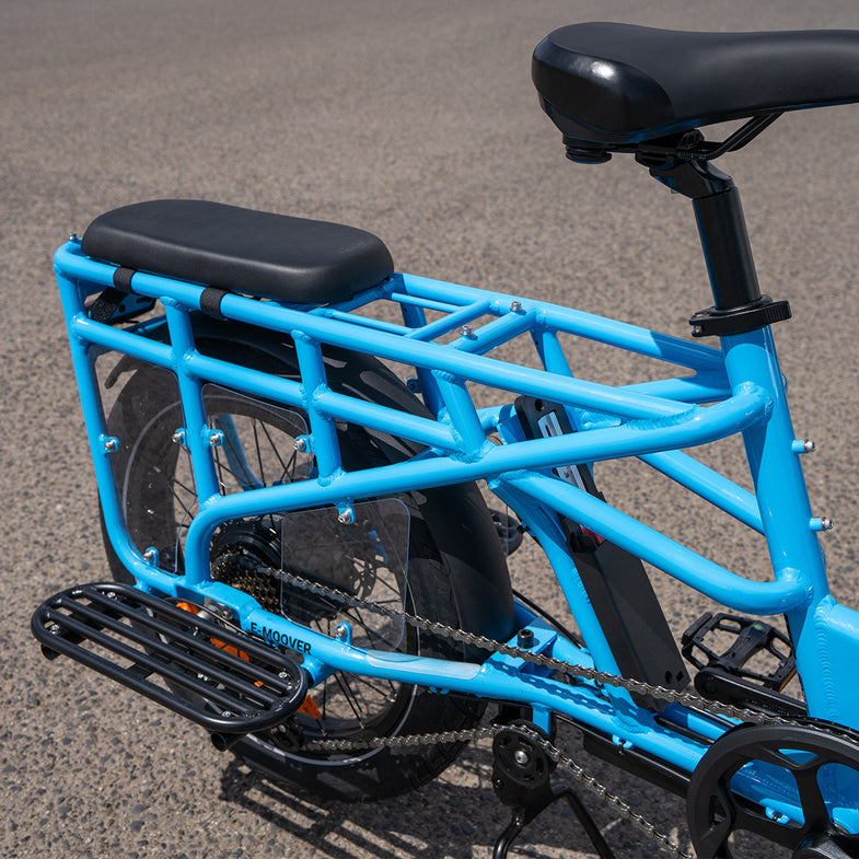 E-Moover Cargo Bike + Transporter Kit - Blue