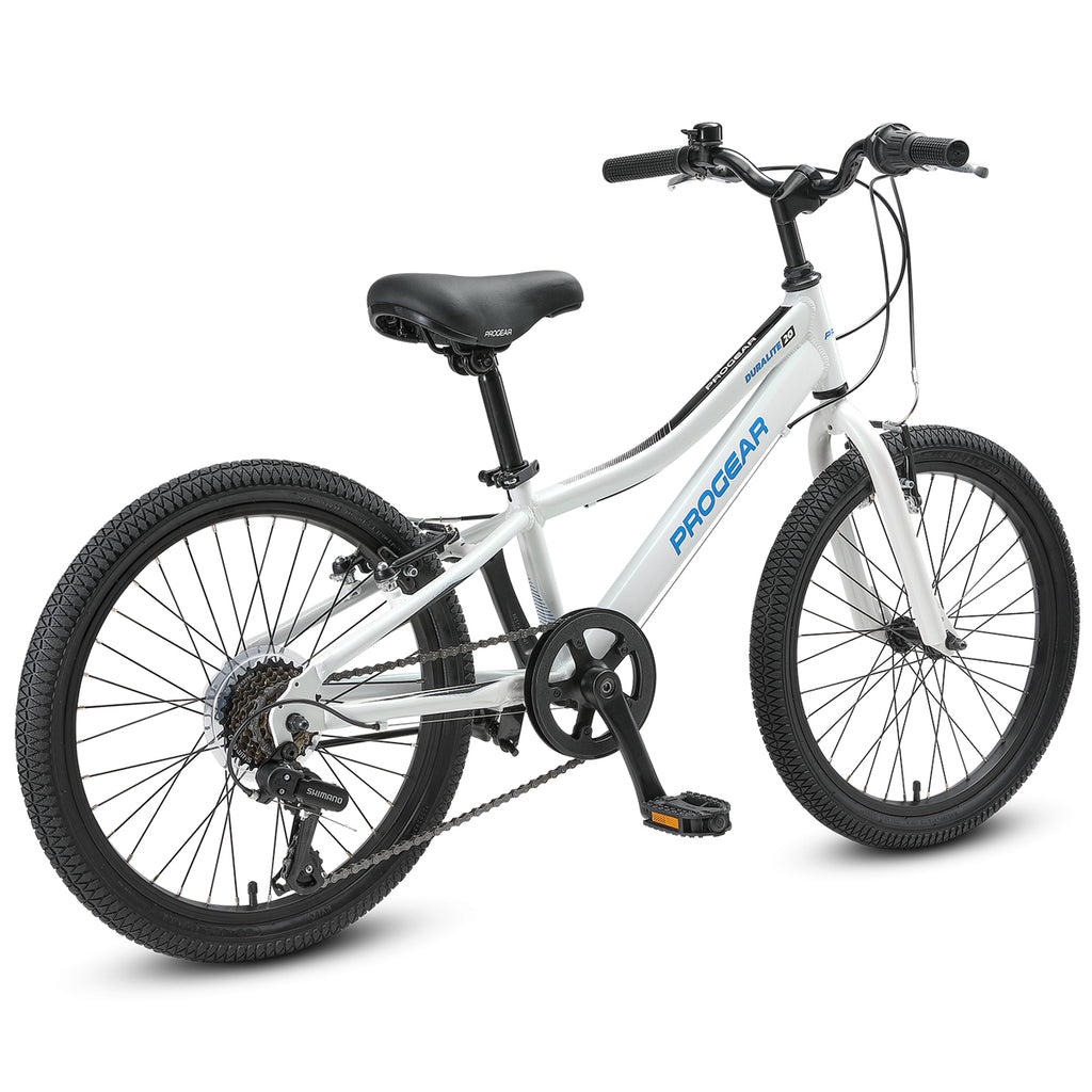 Progear DuraLite 7 Speed Kids Bike 20 Pearl White ActiveGo progear-duralite-7-speed-kids-bike-20-pearl-white-activego