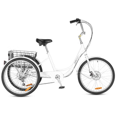 RIDEFREE 24" TRICYCLE - White