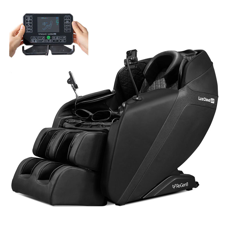 LuxCloud Air - Zero Gravity Heated Massage Chair (Black)