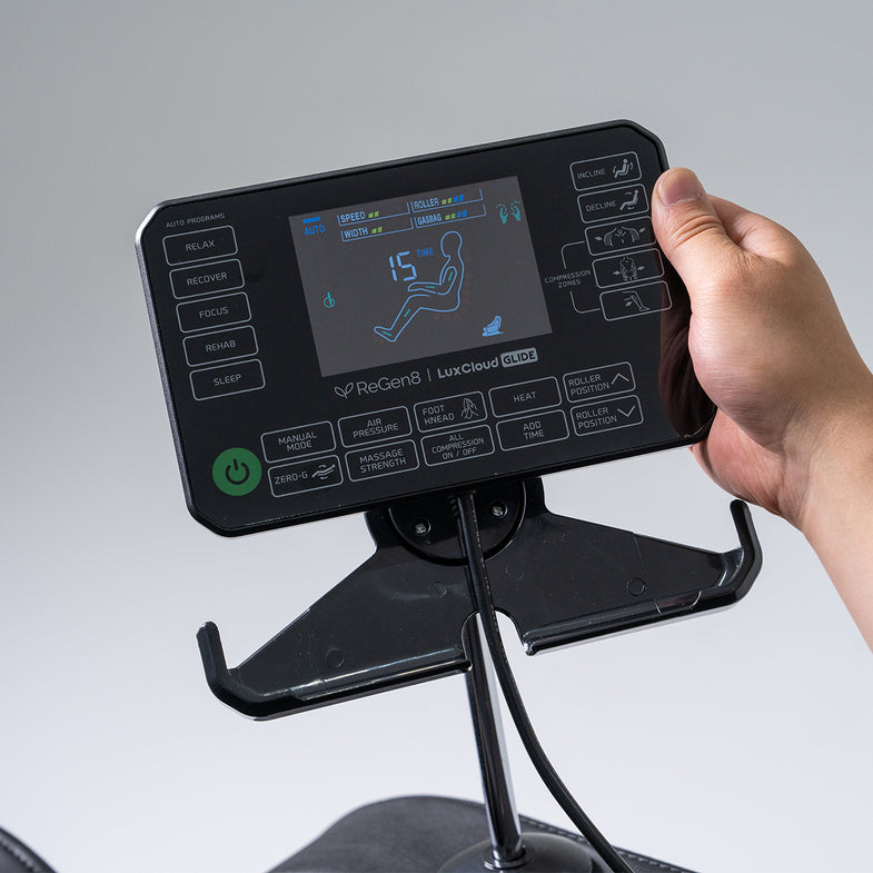 LuxCloud Glide - Zero Gravity Heated Massage Chair with Full Size SL Track