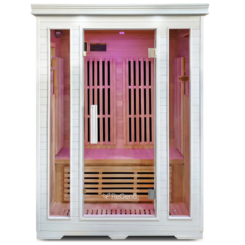 Duo V3 – 2 Person Infrared Sauna (White)