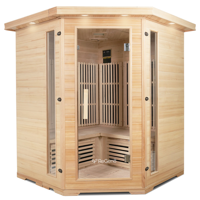 Quadro Corner - 4 Person Infrared Sauna