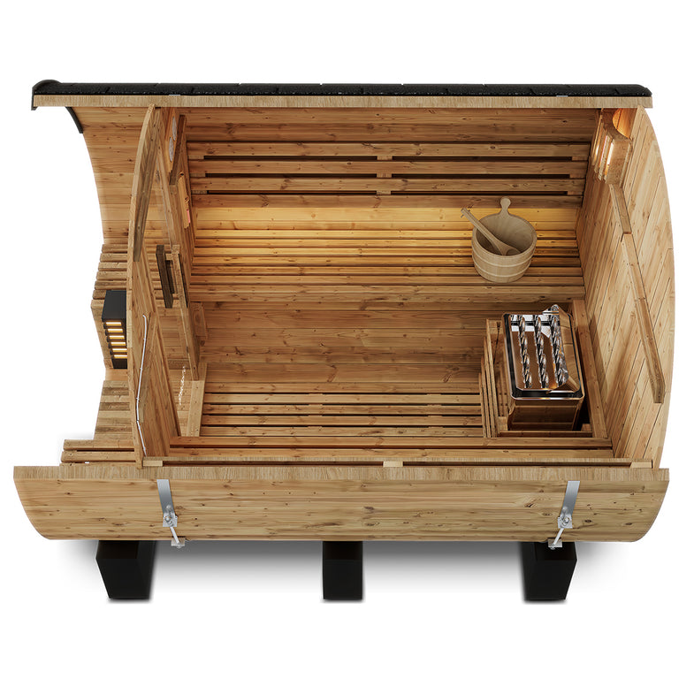 Venturo - 4 Person Outdoor Barrel Sauna