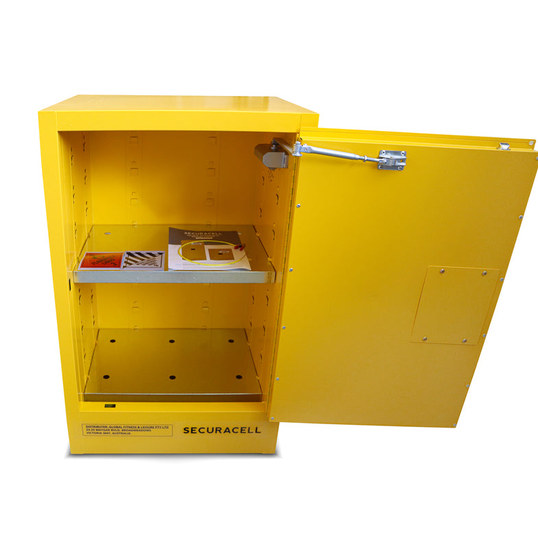 45L Storage Cabinet for Class 3 Flammable Liquids, Class 9 Lithium Batteries
