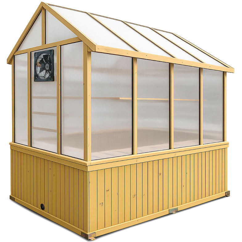 Botanico 5x8ft Greenhouse Set