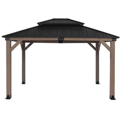 Maryborough 3.6m x 3m Timber & Steel Double Hip Roof Gazebo