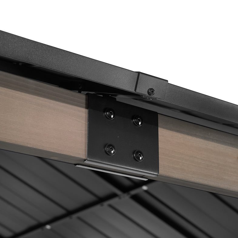 Maryborough 3.6m x 3m Timber & Steel Double Hip Roof Gazebo