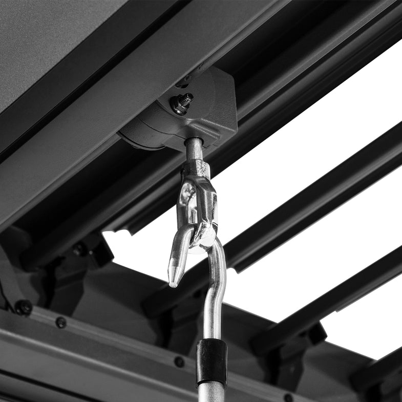 Elmont 3m x 4m Aluminium Adjustable Louvre Pergola (Charcoal Grey)