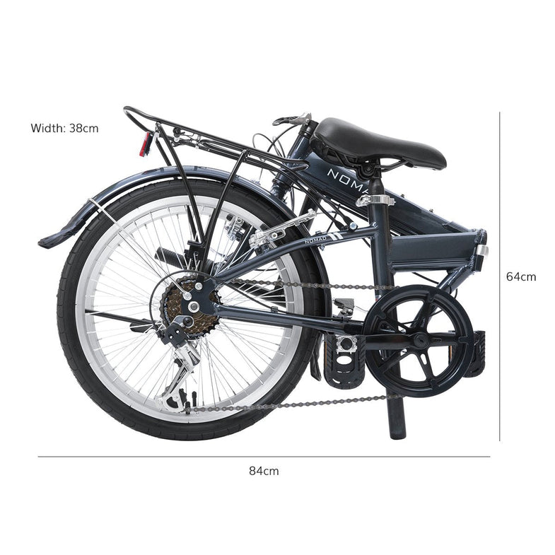 Nomad Folding Bike - Grey