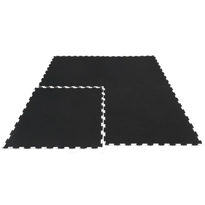 Interlocking Rubber Gym Floor Mat 10mm Set of 36