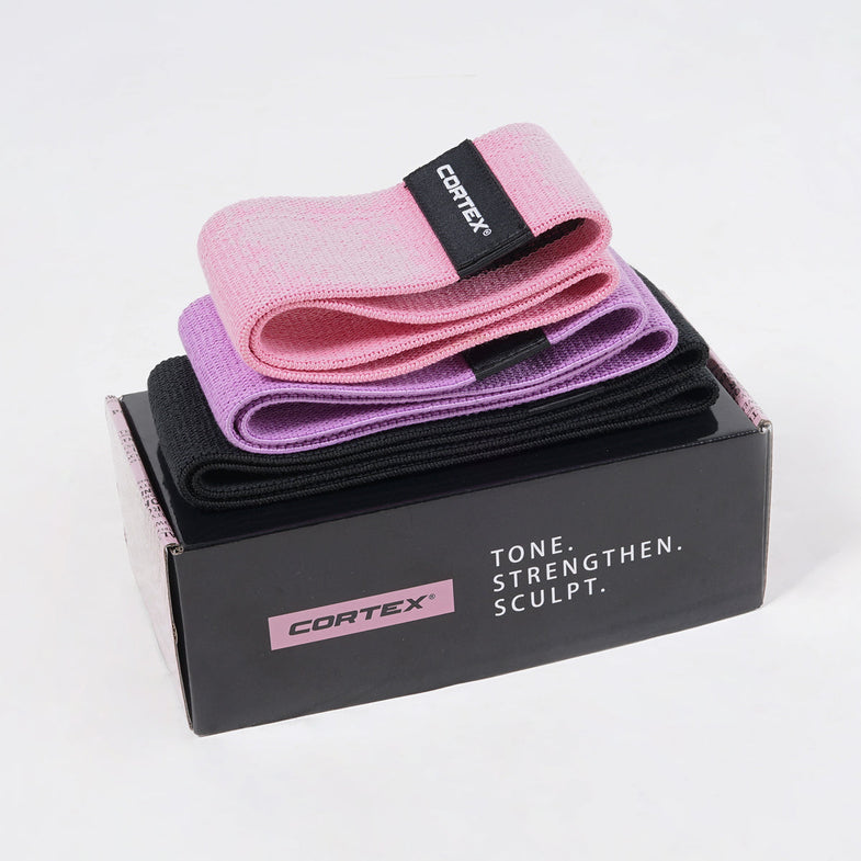 FibraBands Fabric Premium Resistance Bands 3 Pack (82mm)