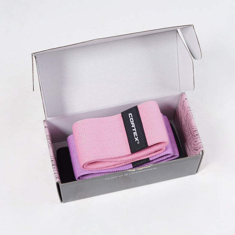 FibraBands Fabric Premium Resistance Bands 3 Pack (82mm)