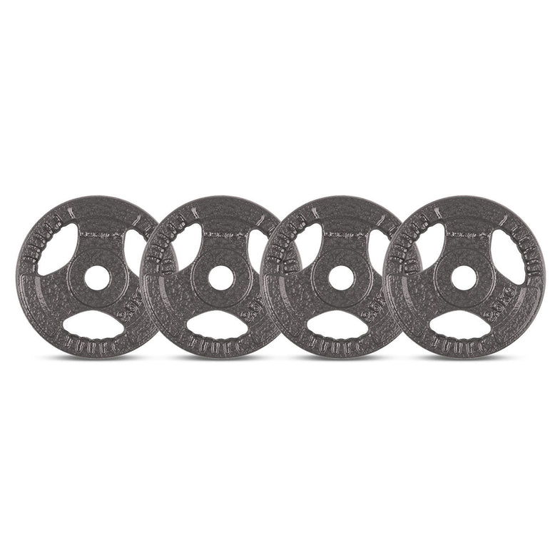 BN-11 Exercise FID Bench + 79kg Standard Tri-Grip Weight Plate and Dumbbell Package