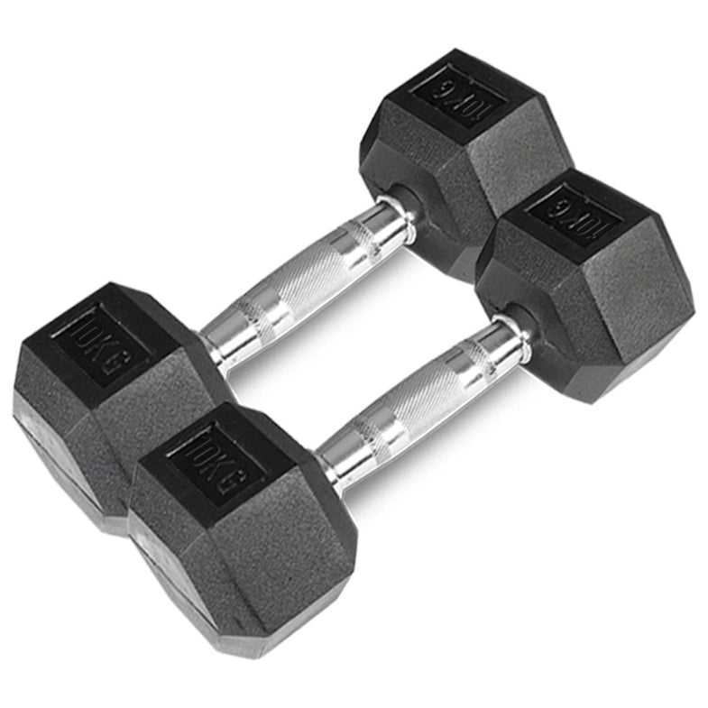 Hex Dumbbell Set 4kg - 10kg (4 Pairs)
