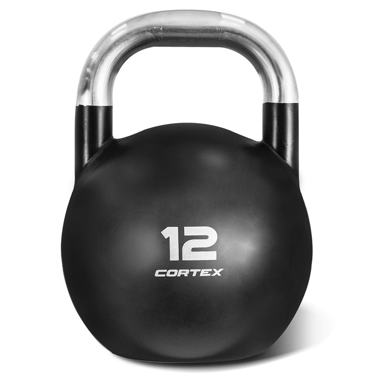 8kg to 32kg Commercial Steel Kettlebell V2 Package with Kettlebell Stand