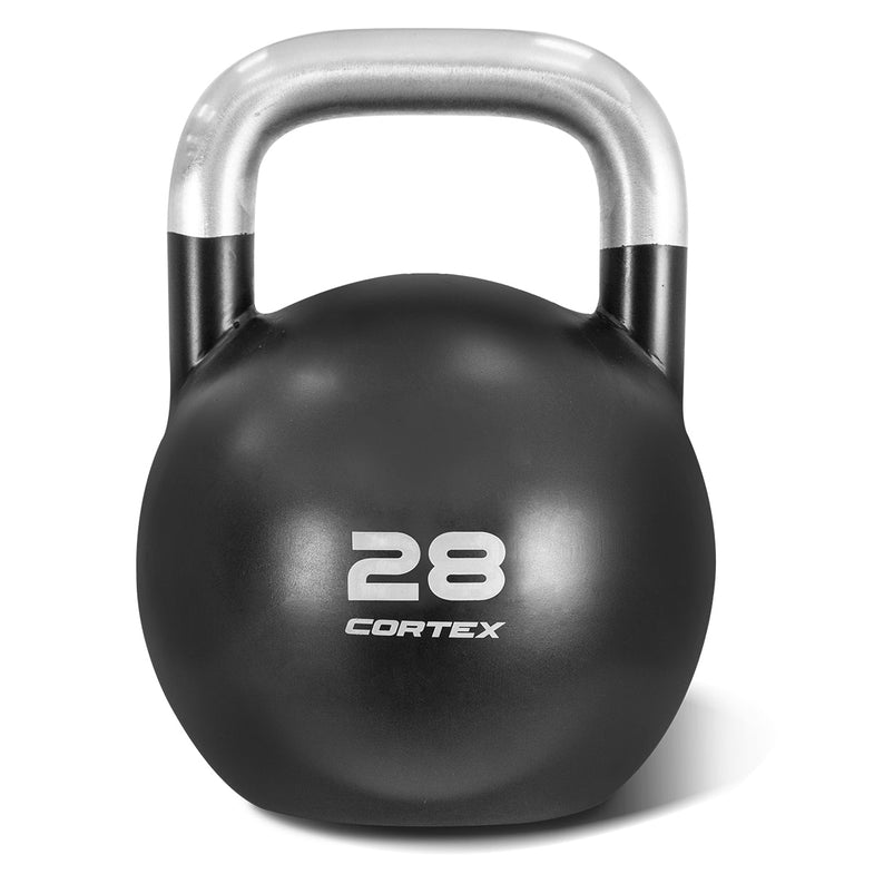 8kg to 32kg Commercial Steel Kettlebell V2 Package with Kettlebell Stand
