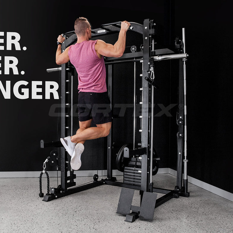 SM-20 6-in-1 Power Rack with Smith & Cable Machine