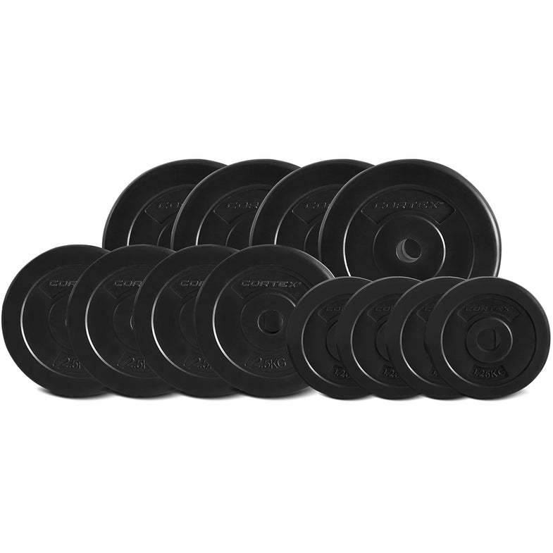 40kg EnduraShell Curl Bar Weight Set