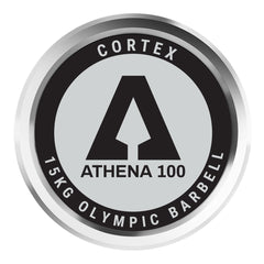 ATHENA100 200cm 15kg Womens' Olympic Barbell With Lockjaw Collars