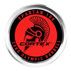 SPARTAN100 7ft 20kg Olympic Barbell with Lockjaw Collars