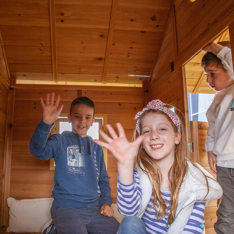 Warrigal Cubby House with Yellow Slide